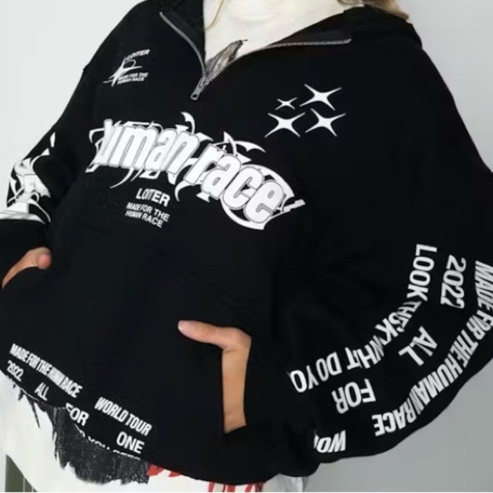 Loiter Rave Zip Hoodie - Medium